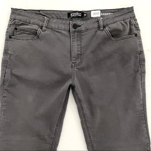 Ezekiel Chopper Mens Jeans Size 38 
Gray Stretch Straight Leg Pants Stretch